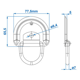 Sjoroog 76x66mm