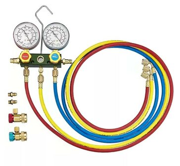 Aluminum R1234yf Auto A/C manifold gauge set