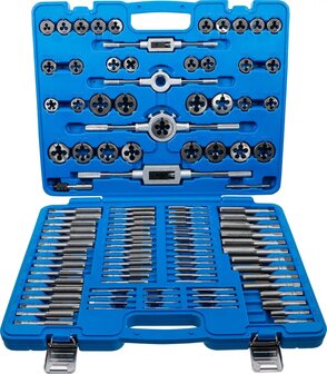 Bgs Technic Tap &amp; Snij set, INCH en metrisch 110 delig