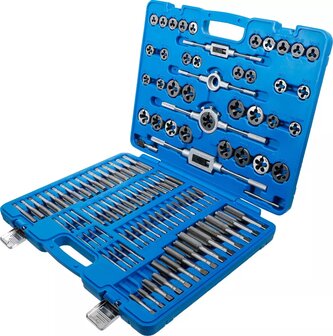 Bgs Technic Tap &amp; Snij set, INCH en metrisch 110 delig