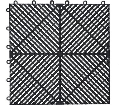 Set kunststoftegels kliksysteem 400 x 400 x 18 mm 10-dlg