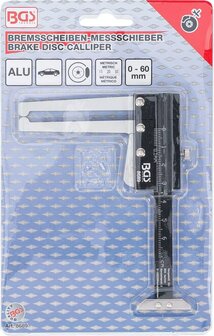 Bgs Technic Schuifmaat, remschijf dikte meter