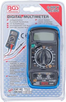 Bgs Technic Digital Multimeter, 3 1/2-digit