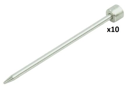Rotspen 15cm aluminium x10 stuks