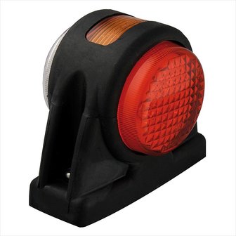 Breedtelicht 12/24V rood/wit/oranje 101x82mm LED