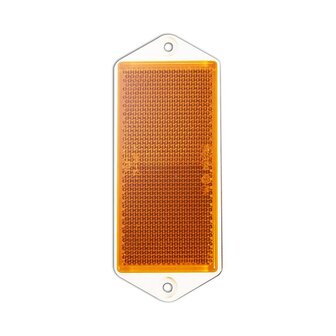 Reflector oranje 104x40mm schroefbevestiging