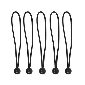 Tentspanner elastisch 25cm met plastic bal set van 5 stuks