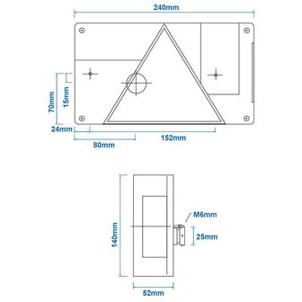 Asp&ouml;ck Multipoint II achterlicht links