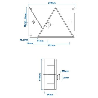 Asp&ouml;ck Multipoint IV achterlicht links