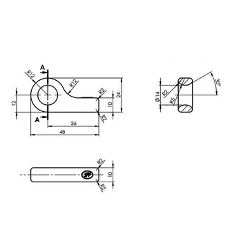 Tegenstuk voor spansluiting SPP Z-16A