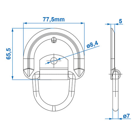 Sjoroog 76x66mm