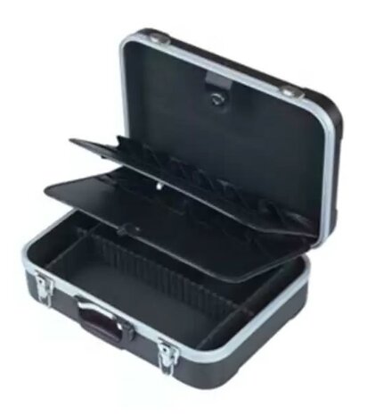 Black tool suitcase (rollable)