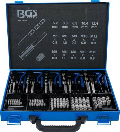 Bgs Technic Schroefdraad reparatieset M5-M12