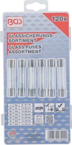 Bgs Technic Assortiment glasbeveiligingen 120-dlg