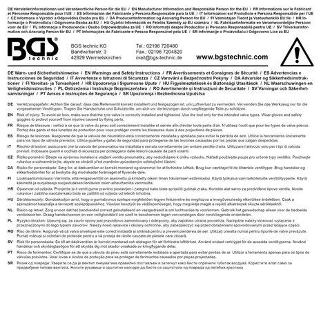 Bgs Technic Momentschroevendraaier voor ventielsets 0,45 Nm