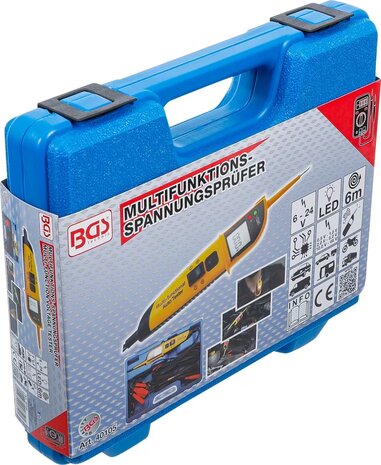 Bgs Technic Spanningstester / multifunctionele tester met display en 8 functies