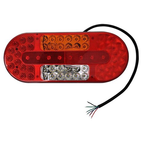 Achterlicht 6 functies 323x134mm 54LED links