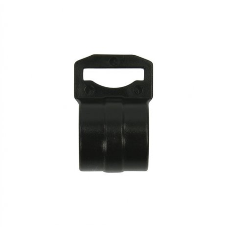 Tentclip 20-25mm met sleuf zwart