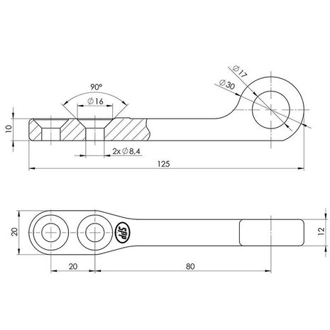 Tegenstuk voor spansluiting SPP Z-12