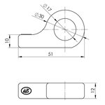 Tegenstuk voor spansluiting SPP Z-12A