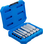 Set cardan-dopsleutels voor bougies (voorverwarming en ontsteking) (1/4) / (3/8) 8 - 9 - 10 - 12 - 14 - 16 mm 11-dlg