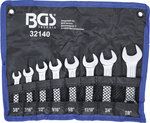 Bgs Technic Steekringsleutelset, extra kort inches 3/8 - 7/8, 8-dlg