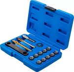 Bgs Technic 15 stuks Rem Schroefdraad reparatieset M12 x 1.5 VAG