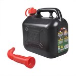 Jerrycan 5L kunststof zwart UN-gekeurd