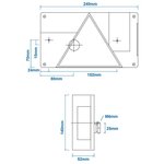 Aspöck Multipoint II achterlicht links