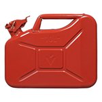 Jerrycan 10L metaal rood UN- & TüV/GS-gekeurd