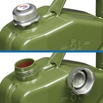 Jerrycan 5L metaal groen met magnetische schroefdop UN- & TüV/GS-gekeurd