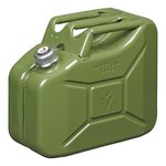 Jerrycan 10L metaal groen met magnetische schroefdop UN- & TüV/GS-gekeurd