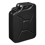 Jerrycan 20L metaal zwart UN- & TüV/GS-gekeurd