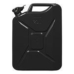 Jerrycan 20L metaal zwart UN- & TüV/GS-gekeurd