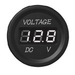 Voltmeter digitaal inbouw 6-30V