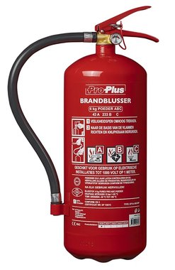 Brandblusser 6kg ABC poeder NL + manometer