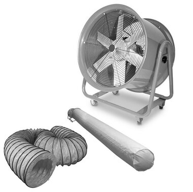 Ventilator 600 mm met accessoires