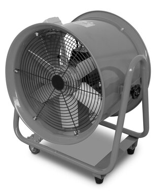 Mobiele ventilator op wielen 550W 3x400V