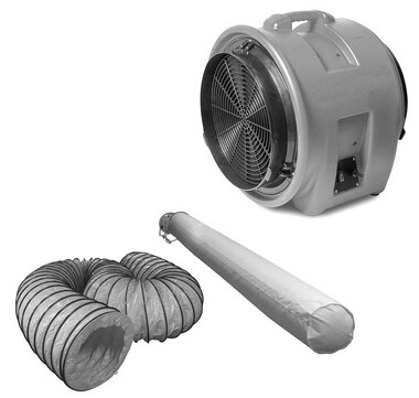 Ventilator MV400PP met accessoires