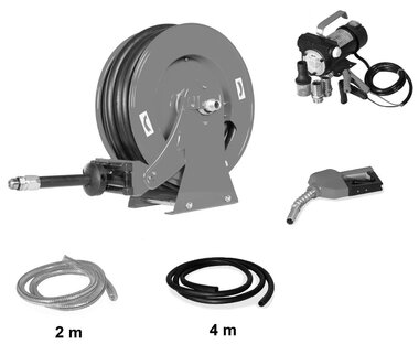 Set Oprolhaspel SHD3415 + pompenset POD4012 SETA