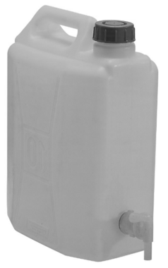 Jerrycan kunststof met kraantje 10 liter