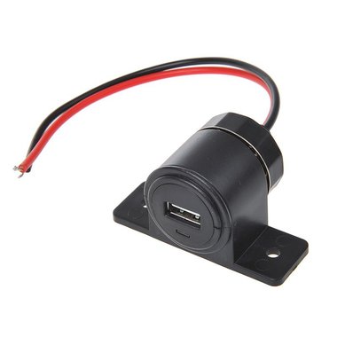 USB-opbouwstekkerdoos type A 2100mA A 12V/24V